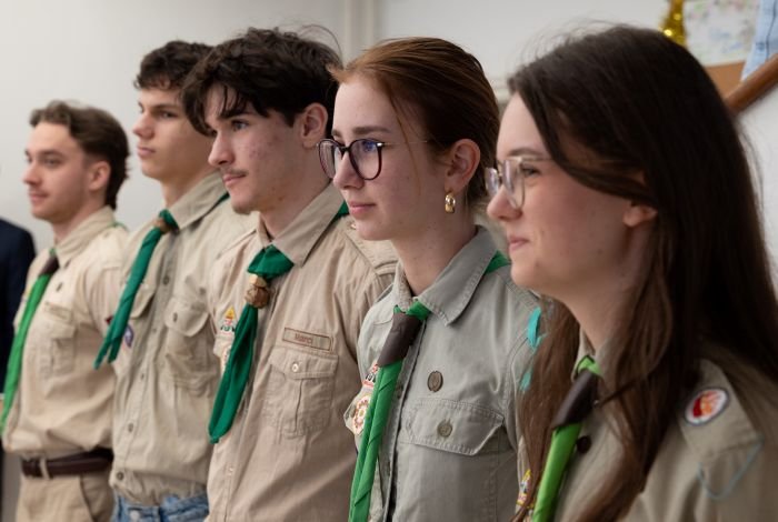 802. Szent Korona Cserkészcsapat tagjai