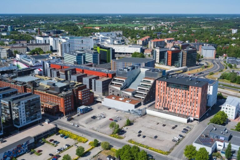 Kupittaa campus aerial 2