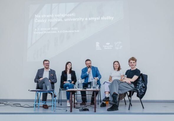 Debata Veřejná služba ČRo a UK, CirkularHub Hybernská