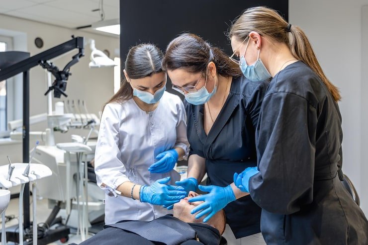 team-female-dentists-treating-patients-teeth-visit-dentist-dentistry_169016-67227